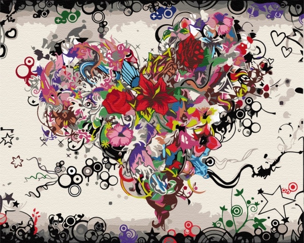 Картина за номерами Кохання в деталях PBS26541 40x50 см Brushme 