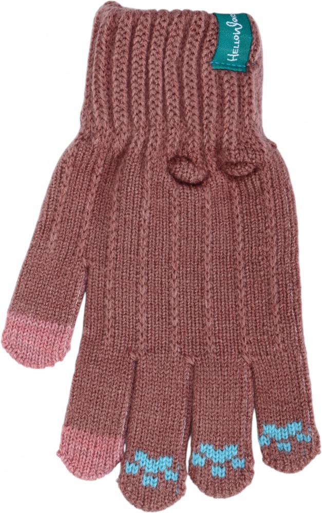 Рукавицы HW для девочек р.14-16 /розовый