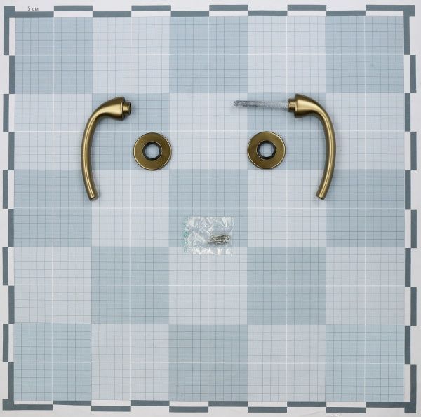 Ручка на розетке Brialma Haiti F4 бронза