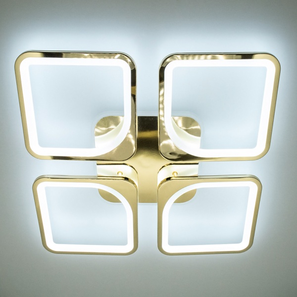 Люстра светодиодная Luminaria 4Q550/90 100 Вт золотистый LOOK RGB 100W GOLD 