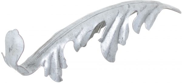 Декоративний елемент Гілка 280х50 мм срібляста