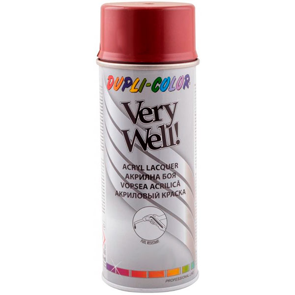Емаль аерозольна Dupli-Color Very Well RAL 3009 оксид червоний глянець 400 мл