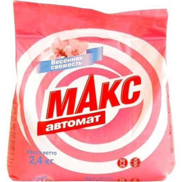 Пральний порошок Макс Весняна свіжість 2.4 кг