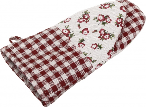 Варежка-прихватка Lucy Бордо цветок 21x36 см бордовый La Nuit 