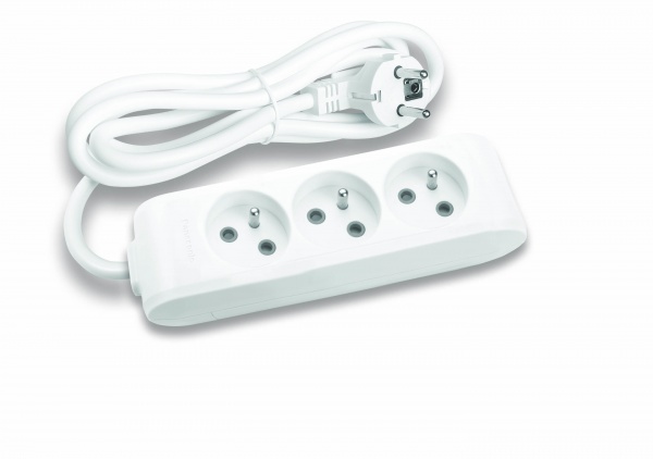 Удлинитель Panasonic X-tendia без заземления 3 гн. серый 2 м 480800085 