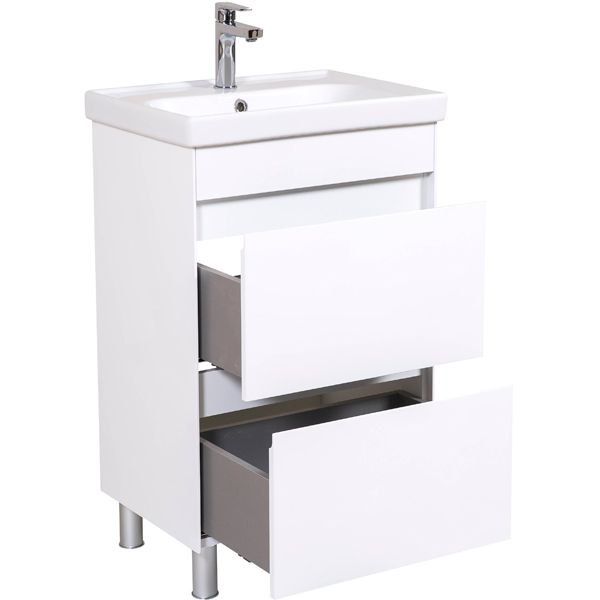 Тумба напольная Aqua Rodos Валенсия 60 с умывальником Frame АР000040208