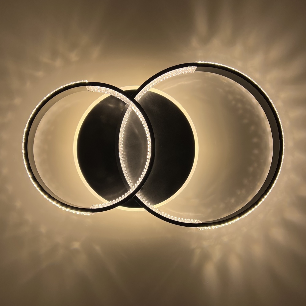 Люстра світлодіодна Luminaria 80 Вт LED-модуль чорний AKRILIKA ROUND 80W 3R BLACK