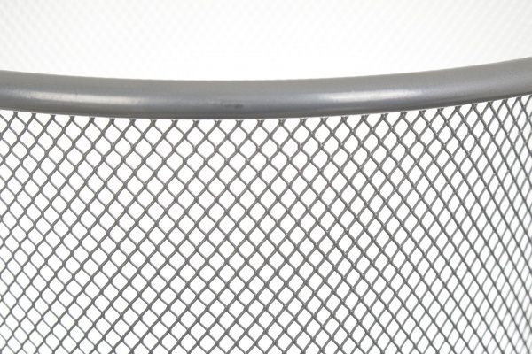 Корзина офисная для бумаги 23,7x18,4х26,3 см серый 