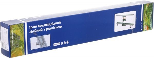 Душевой канал Imprese d44800C с цельной решёткой 80 см