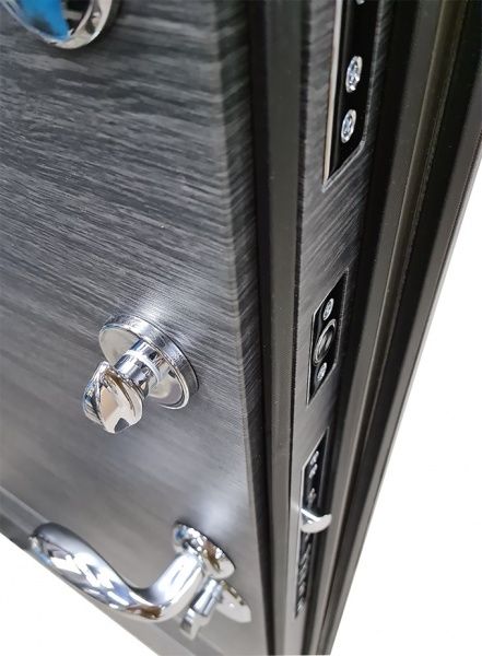 Двері вхідні Булат Статус 518 венге сірий 2050x850мм праві