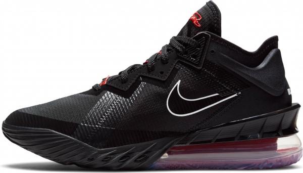 Кроссовки Nike LeBron 18 Low CV7562-001 р.US 9,5 черно-красный