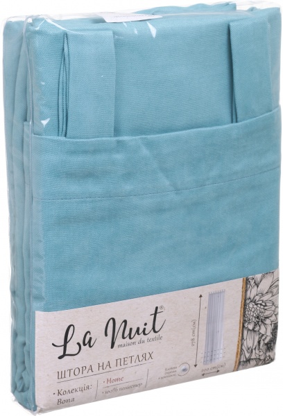 Штора BONA 200х278 аква La Nuit