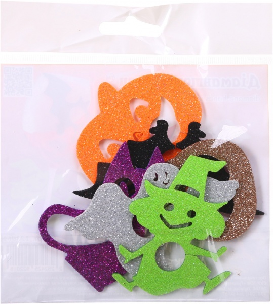 Декорація набір маркерів хеллловін для келихів 6 шт