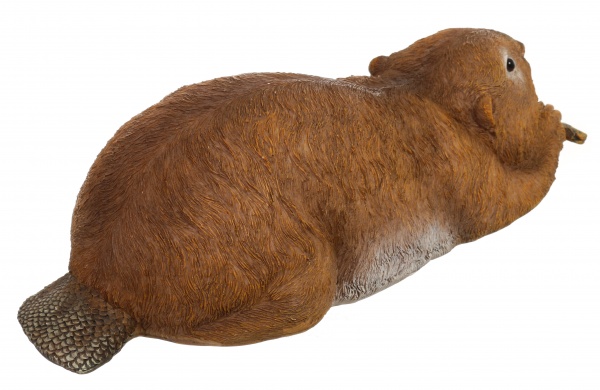 Фигура садовая плавающая Бобер 35x16x10 см MG2686400