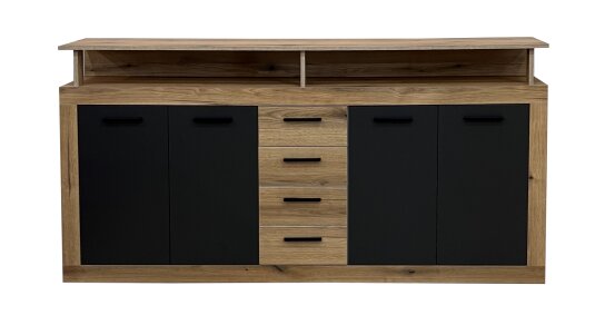 Комод Kartissa Luna XXL 1900х950х320 мм дуб эвок /антрацит 