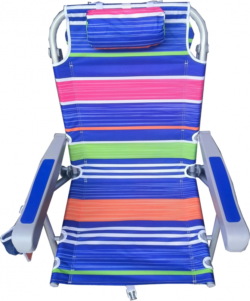 Стул раскладной Indigo 64х64х77,5 см полоска синий