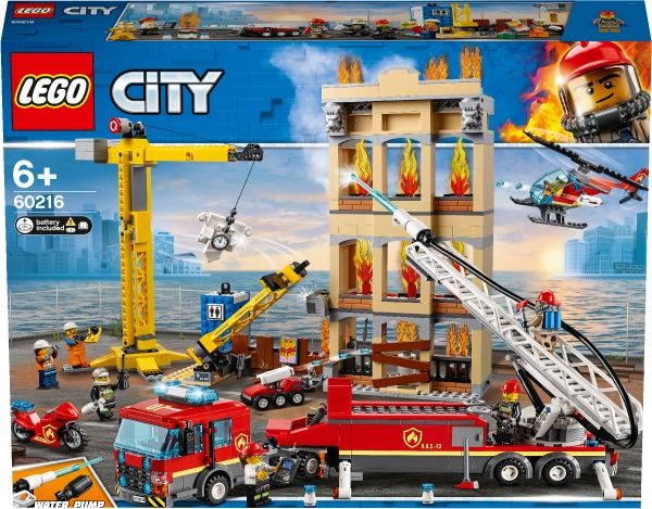 Конструктор LEGO City Городская пожарная бригада 60216