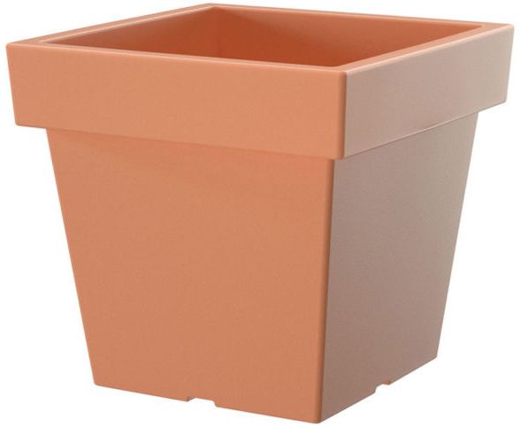 Горщик пластиковий Prosperplast Lofly low квадратний 4,5л теракот (70717-624) 
