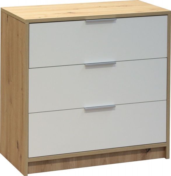 Комод Матера 710х354х687 мм дуб артизан/білий 