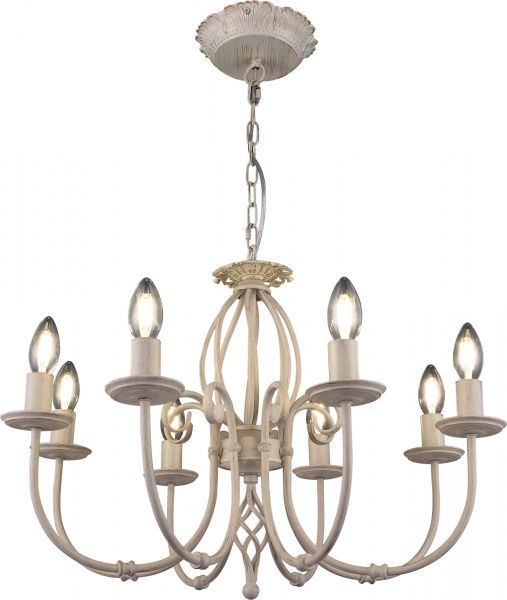 Люстра підвісна Altalusse INL-6142P-08 8x40 Вт E14 крем 