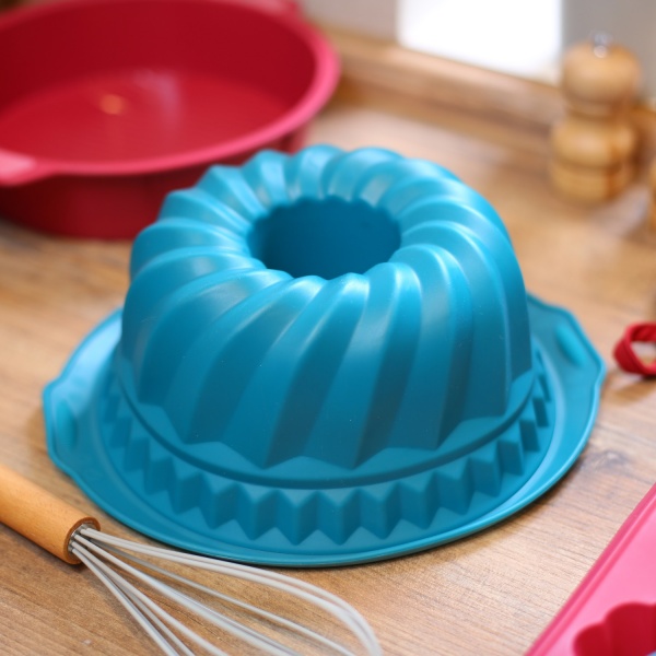 Форма для выпекания кекса Magic Ring с втулкой 28х24х10.5 см бордо Flamberg Smart Kitchen