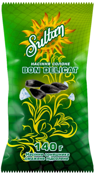 Семена подсолнечника ТМ Sultan жареные подсоленное 140 гр 4820134850458