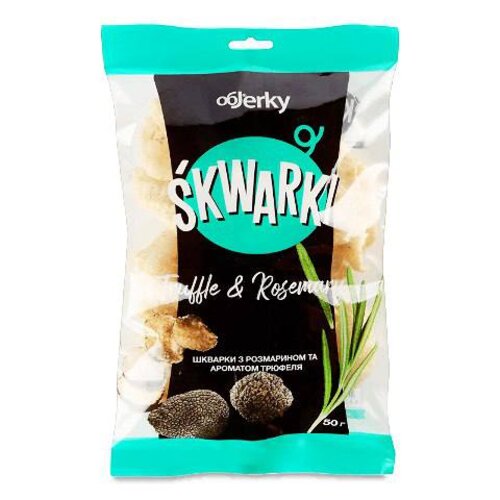 Шкварки Objerky З Розмарином та ароматом трюфеля 50 г