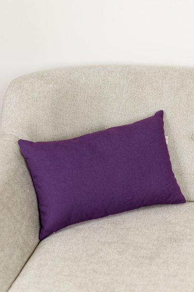 Подушка декоративная фиолет 30x45 см разноцветный Прованс 