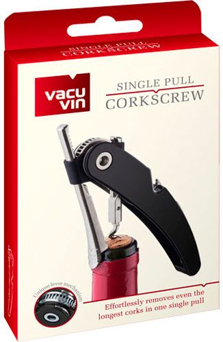 Штопор Single Pull Corkscrew черный 68854606 Vacu Vin