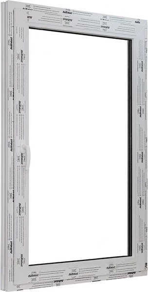 Окно поворотно-откидное ALMplast 60 800x1000 мм правое двухкамерный стеклопакет 