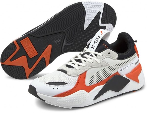 Кроссовки Puma RS-X Mix 38046201 р.UK 8 бело-черный