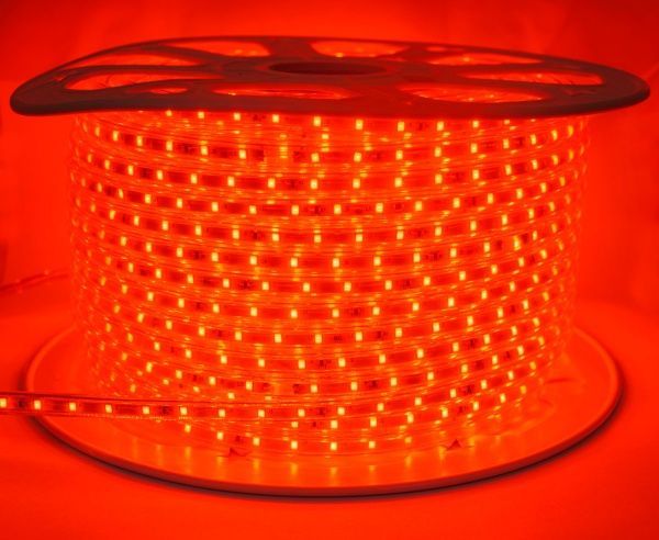 Стрічка світлодіодна Estares 2835 6 Вт IP65 220 В червоний 