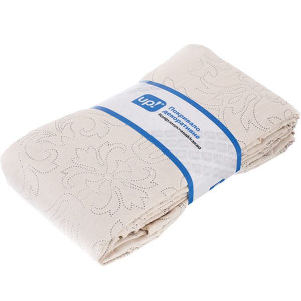 Покривало Underprice молочний/какао 220x240 см