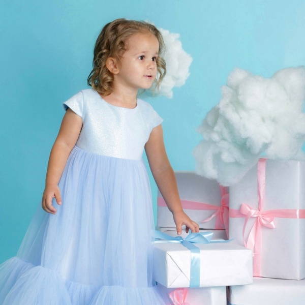 Платье Maya-MI Пушинка 0105-0053-5 р.98 светло-голубой 