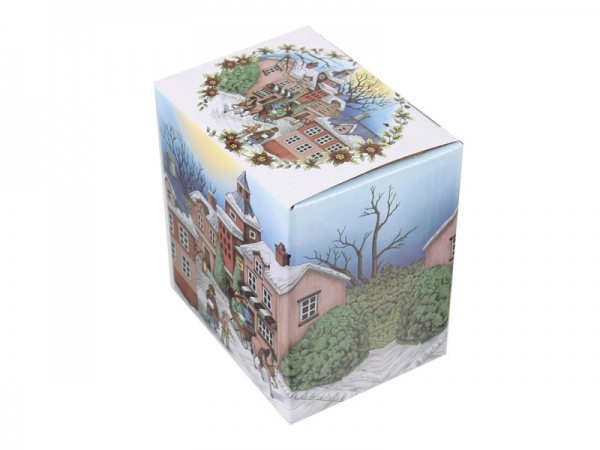 Чашка Різдво. Червоні будиночки 350 мл 924-649 Lefard