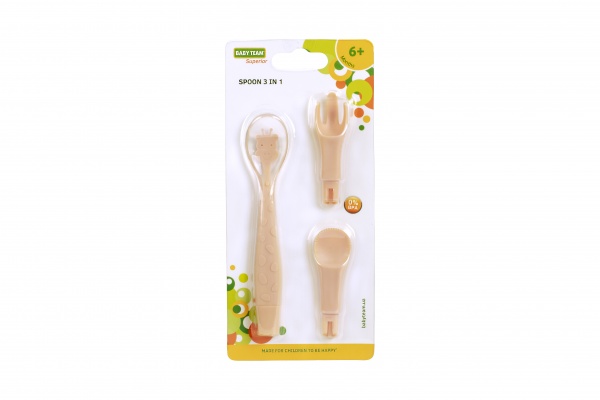 Ложка Baby Team универсальная 3 в 1 6195