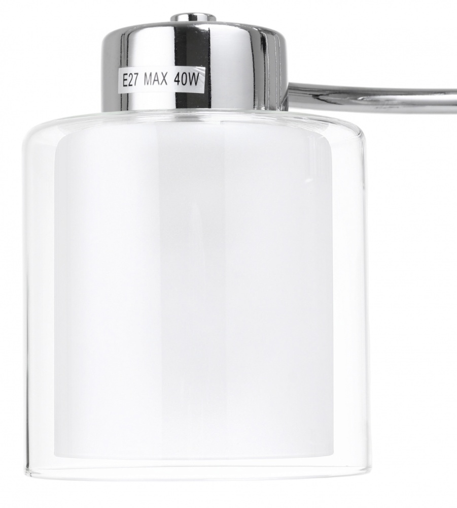 Люстра потолочная Sensio Circinus 5x40 Вт E27 хром/белый ALG-07561/5