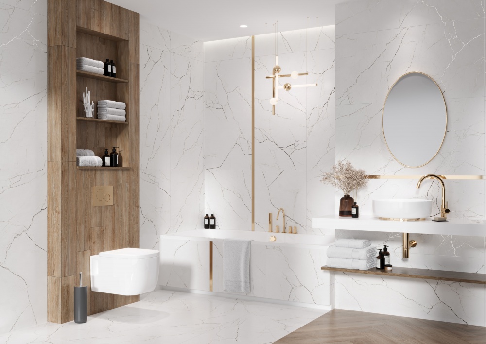 Плитка Allore Group Eleganza White F P R Full Lappato 60х120 см