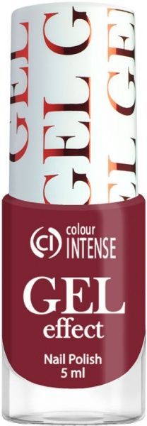 Лак для ногтей Colour Intense Gel Effect 65 034 Пыльный бордовый 5 мл 
