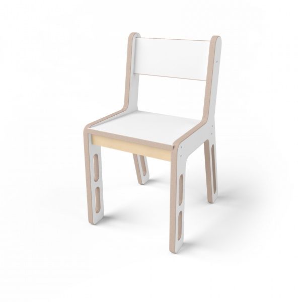 Стул детский Indigowood Econ2 33х35х63 см белый
