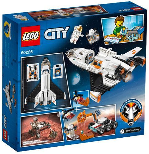 Конструктор LEGO City Космічний корабель для дослідження Марса 60226