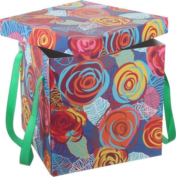 Подарочная коробка с лентой КороBox М