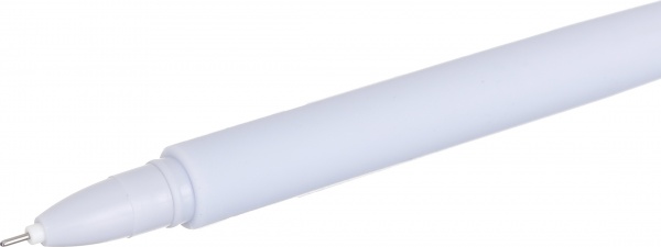 Ручка гелевая голубая Киса чернило синее 