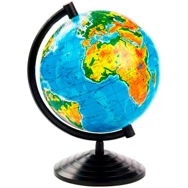 Глобус физический 160 мм Тетрада