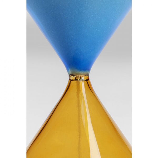 Часы песочные голубовато-оранжевый 22 см KARE Design