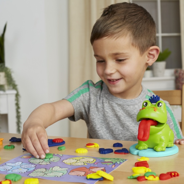 Набір для творчості Play-Doh з пластиліном Жабка та кольори F6926