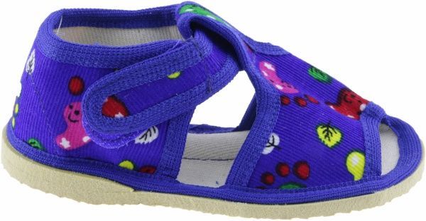 Тапочки для мальчиков Экотапок р.22 синий 1075 