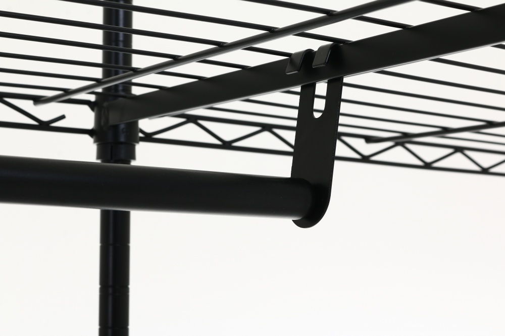 Стойка LUNA HOME DGCJ-B1438 гардеробная на 5 полок черный