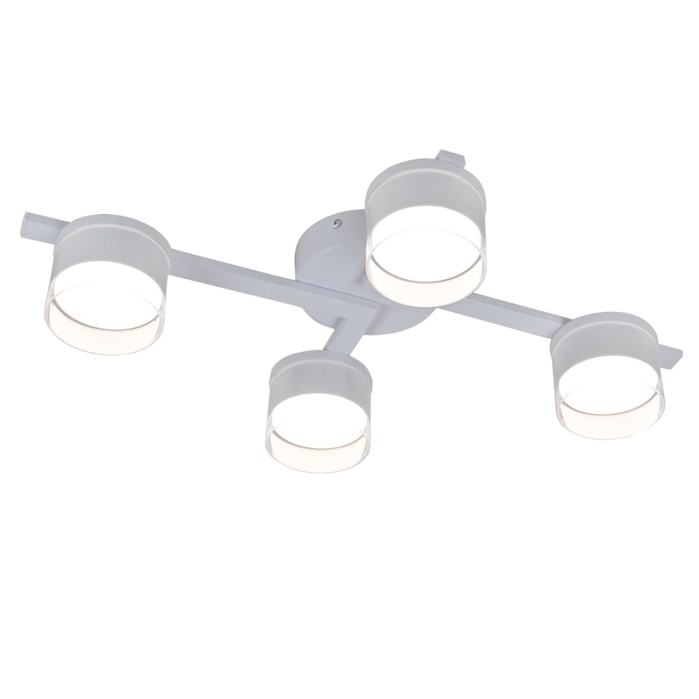 Люстра потолочная Victoria Lighting 4xGX53 белый Field/PL4 white