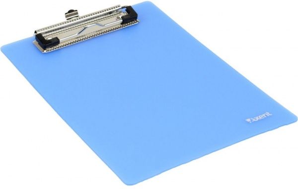 Папка с клипом A5 2516-07-a голубая Axent